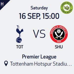 Tottenham Hotspur vs Sheffield United - Premier League - Official Coach  Travel - Tottenham Hotspur Coaches